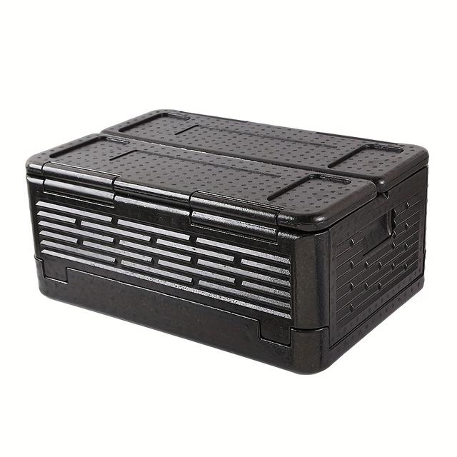 TEMU Outdoor Portable Folding Insulated Box, Food Transportation Fresh-keeping Box, Car Mounted Food Insulated Box