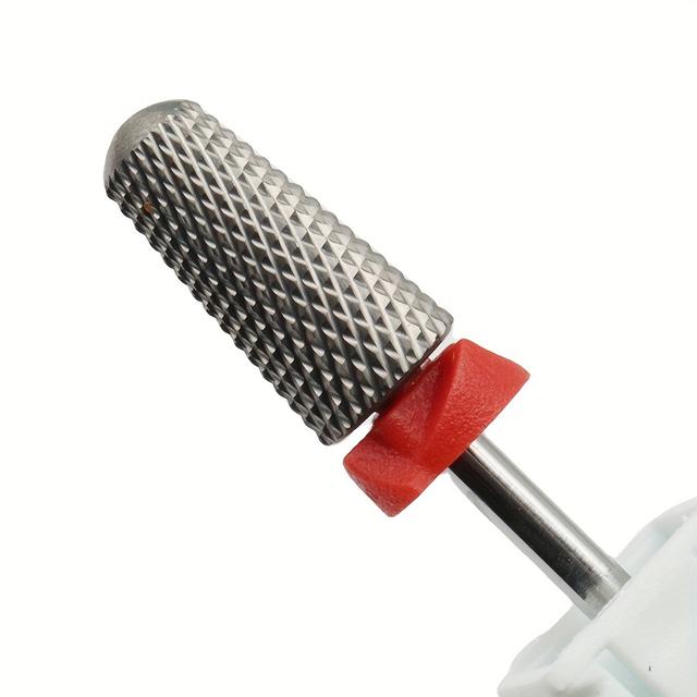 TEMU 1pc Cone Round Carbide Nail Drill Bit Steel Milling Cutters For Manicure Pedicure Nails Accessories Tools Electric Nail Drill