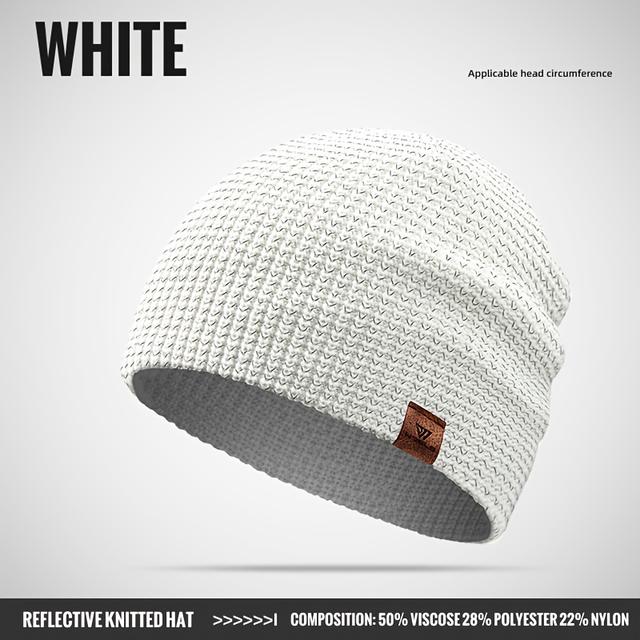 TEMU 1pc, Wrels Running Knitted Hat, Night Running Knitted Hat, Suitable For Running At Night, High Elasticity, Comfortable And , Suitable For Running, Hiking, Cycling