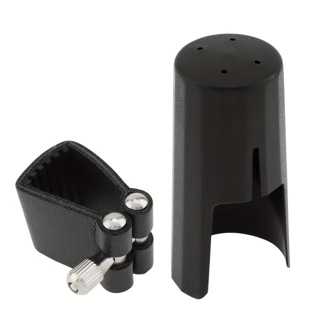 TEMU Bb Clarinet Leather And Plastic Mouthpiece Cap Cover, Clarinet Mouthpiece Set