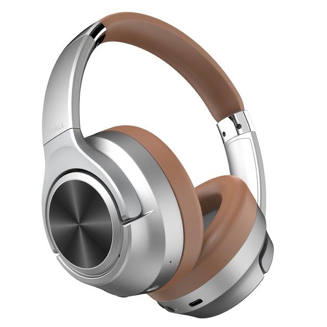 TEMU Forall Foldable Cancelling Headphones, Wireless Over-ear Headphones, Various Eq Settings, 60 Hours Of Playtime, High-resolution Audio, Deep Headset For Travel, Home, And Office Use