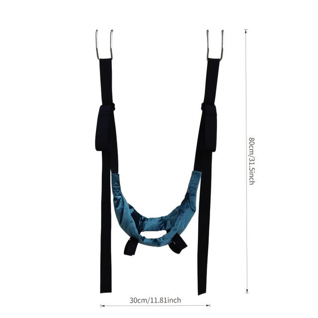 TEMU Adjustable Neck Relaxation Belt, Installs On Door/pull-up Bar, For Home And Outdoorrelaxation Use