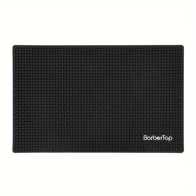 TEMU Tapete de silicona antideslizante para herramientas de peluquería, superficie para organizar tijeras, peines y cortapelos