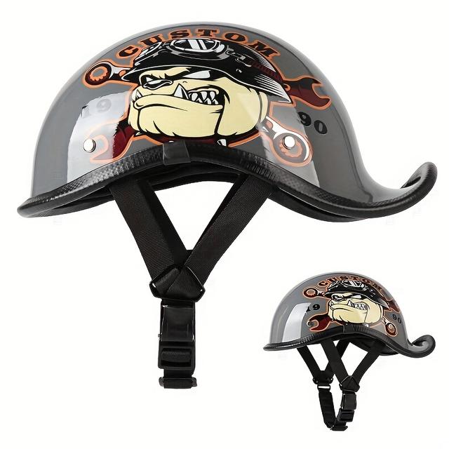 TEMU Japanese Retro Motorcycle With Upturned Tail Half, Suitable For Both Men And Women In Summer