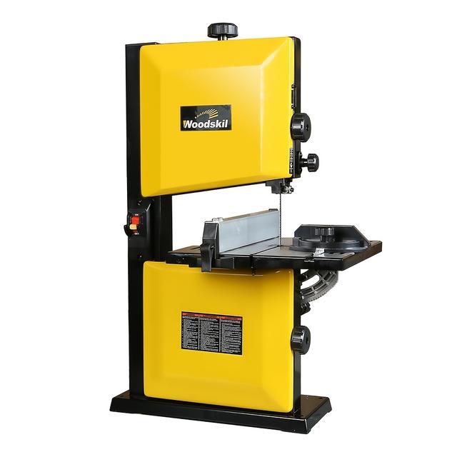 TEMU Woodskil 3-amp 9-inch Band Saw, 2500fpm Benchtop Bandsaw With Removable Safety Key, Cast Aluminum Table, - Ideal For Woodworking, Precision Cuts Up To 9 Inches Wide, Woodworking Tools