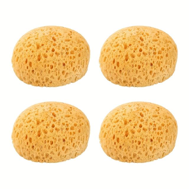TEMU 4 Paquetes de Esponjas Exfoliantes de , Exfoliante con , para Limpieza Profunda y Eliminación de Piel , de Panal, Aditivos de Baño de Calidad para Hombres y Mujeres