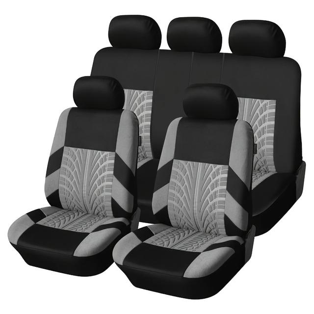 TEMU 5pcs Car Seat Covers Tire Detailfashion Style Seat Covers Protecting Seats Universal Fit Most Car Seat, Christmas Gifts