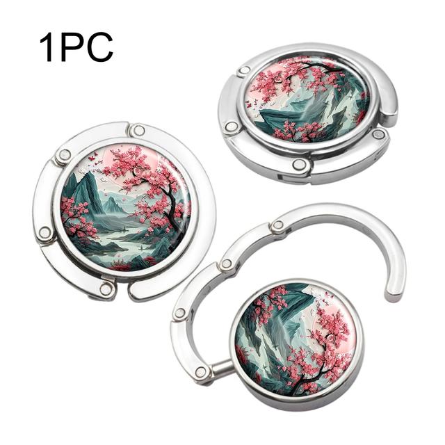 TEMU Purse Hanger For Table - Purse Hook For Table - Folding Handbag Hanger - Portable Table Bag Holder - Cherry