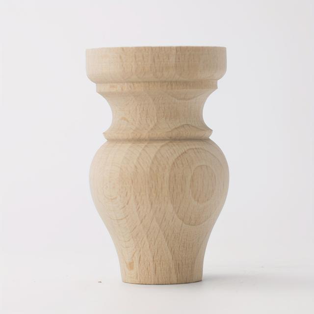 TEMU 4pcs Solid Wood Carved Gourd Furniture Legs Suitable For Sofa, Bed, Tv Cabinet, Dresser, Nightstand, Tray, Etc., 3d Unfinished Diy Colorable Wooden Material