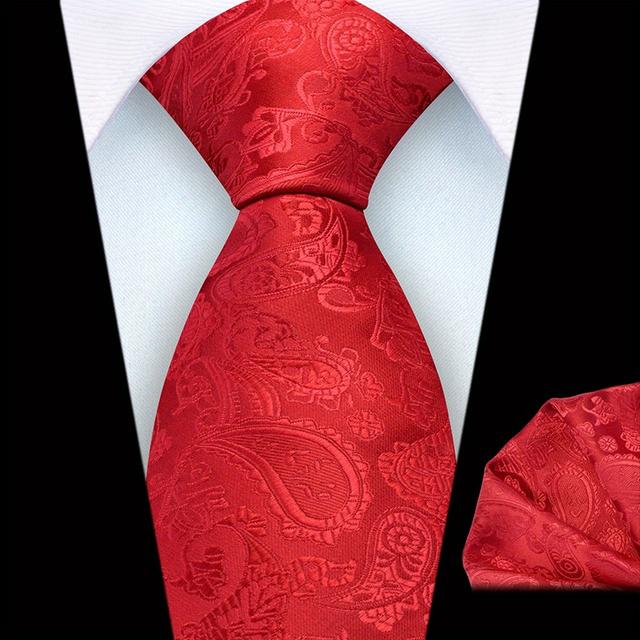 TEMU 【Ricnais】メンズ 2点セット。8cmのペイズリー＆カシュー花柄ネクタイとポケットが含まれています。結婚式、パーティー、ビジネスに最適な高品質でクでなネク。結婚式のアクセサリー、家族へのギフト、クリスマスプレゼントに最適。