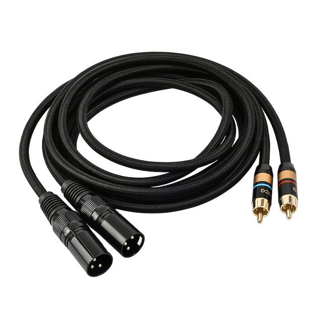 TEMU Yytcg High-end Rca To Xlr Male And Female Audio Cable, Rca Head To Xlr Cable