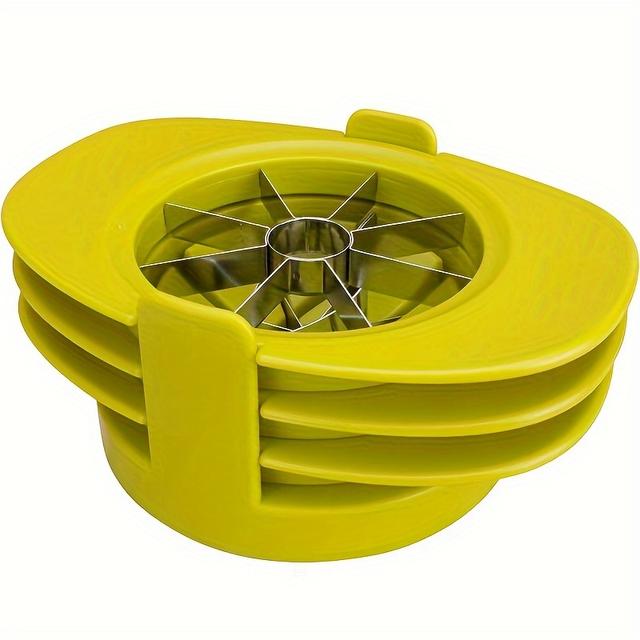 TEMU Mango And Stainless Steel Fruit Slicer Set