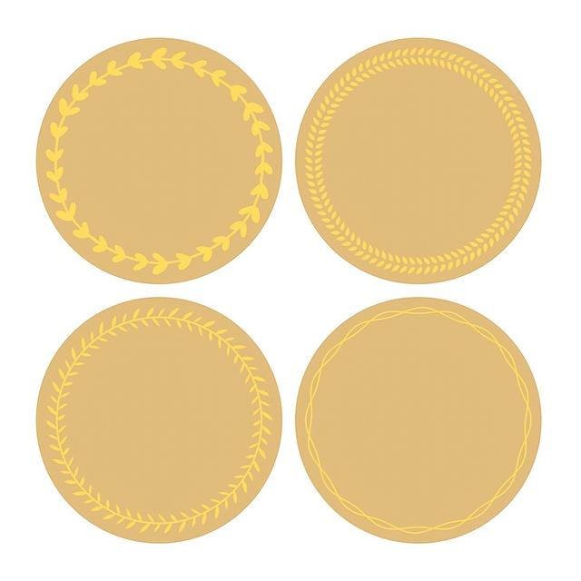 TEMU 250pcs/roll Of 2 Inch * 2 Inch Paper Hot Stamping Stickers