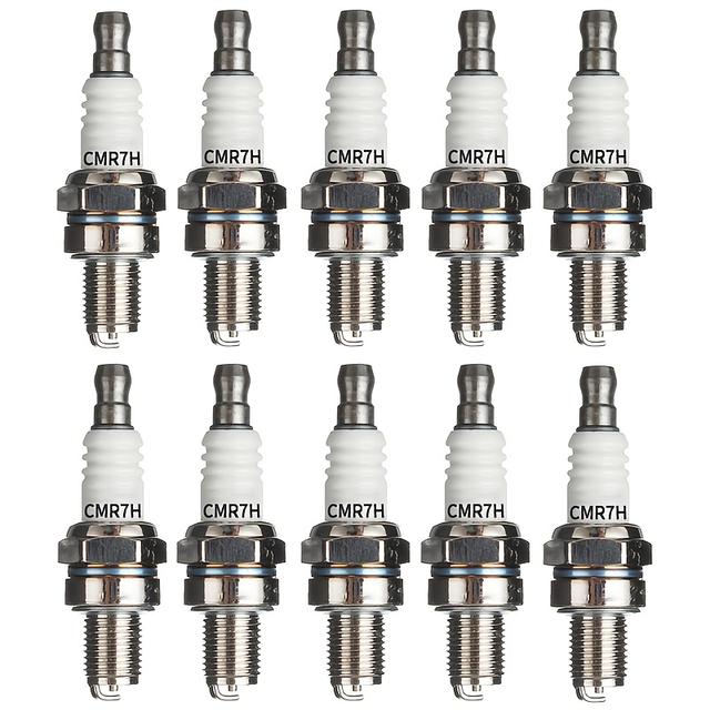 TEMU 10pcs High Quality Cmr7h Lawn Mower Spark Plug For Stihl Lawn Mower Parts, Lawn Mower Accessories, Garden Tools