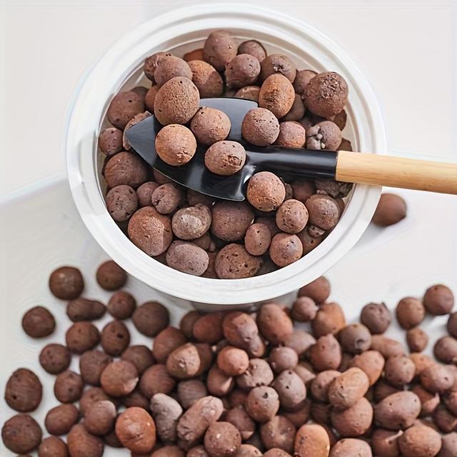 TEMU Clay Pebbles For Succulent Potted Plants: Base Layer, Top Dressing, Hydroponic Water , Breathable, Prevents