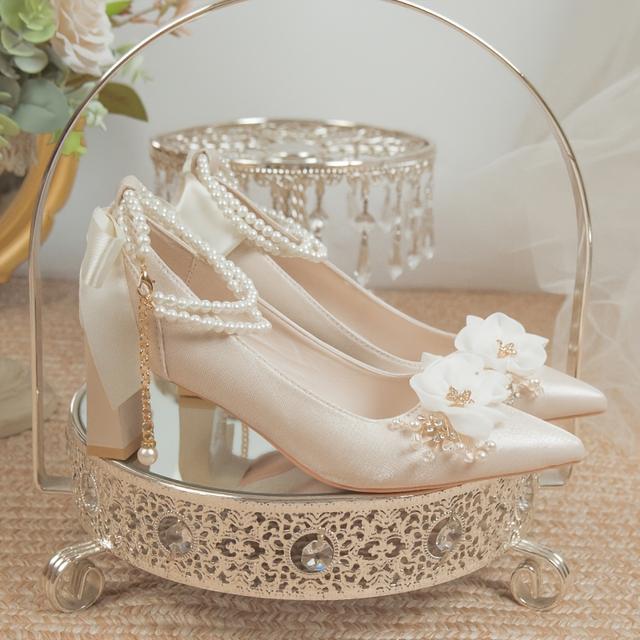 TEMU Los gemelos zapatos de mujer con estilo, con una correa de perlas , cómoda y ligera. Zapatos de mujer