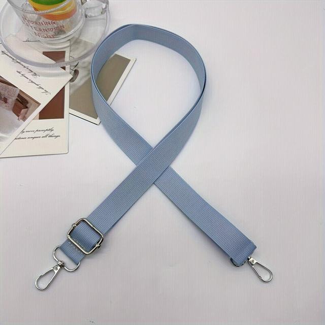 TEMU 2.5cm Solid Strap Adjustable Men's And Women's Bag Strap Single Shoulder Backpack Strap Crossbody Strap Narrow Strap Fashionable Bag Strap