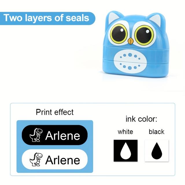 TEMU Seal With Black | White Font