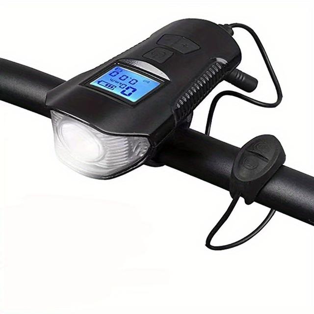 TEMU Front And Rear Bicycle Lights For Night Riding, Usb Rechargeable, Suitable For Men And Women, , Suitable For Road And Mountain Bikes