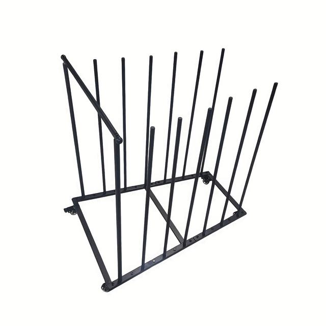 TEMU Ein minimalistischer, moderner Indoor-Eisenkunst-Displaywagen mit einem multifunktionalen Rollregal und einem Kunstbild-Vitrinen-Easel