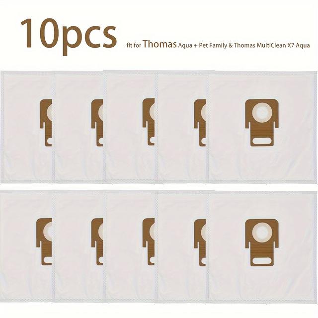 TEMU 10 darabos porszívózsák csomag THOMAS Aqua + Pet Family és THOMAS X7 Aqua porszívókhoz