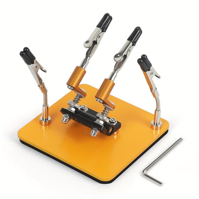 TEMU Magnetic Base Soldering Metal Flexible Arms Welding Tool For Electronics Repair Assembly
