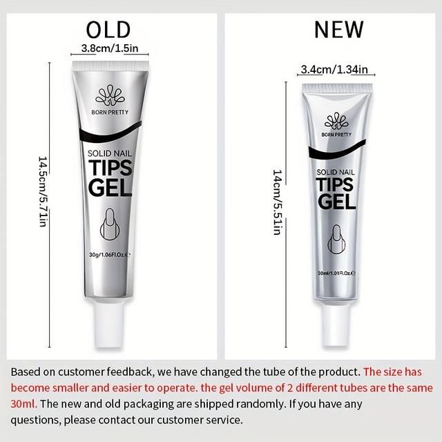 TEMU BORN PRETTY Gel de Uñas Sólido para Extensiones, Tips Acrílicos Transparentes y Postizos. Kit con Base , Esmalte en Geles Marrón Profesional. Cuidado e Nail Art Duradero