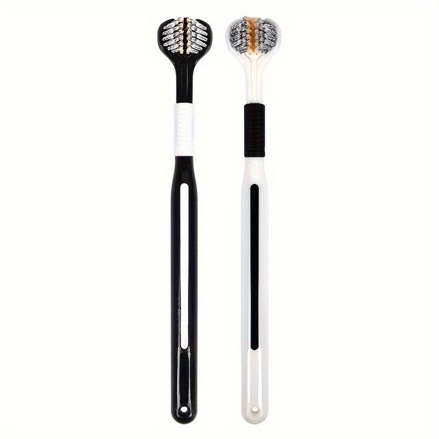 TEMU 2pcs 3d Full-coverage Manual Toothbrush Set For & Oral Care