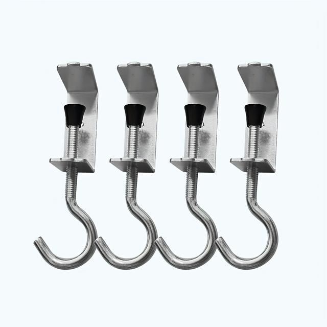 TEMU 10 Heavy-duty Metal Backpack Hooks, Adjustable Dorm Furniture Desk Hooks For Bags, A Rack For Backpacks With A Capacity Of 110 , Portable Detachable Hooks For Desktops, Home Storage Additions