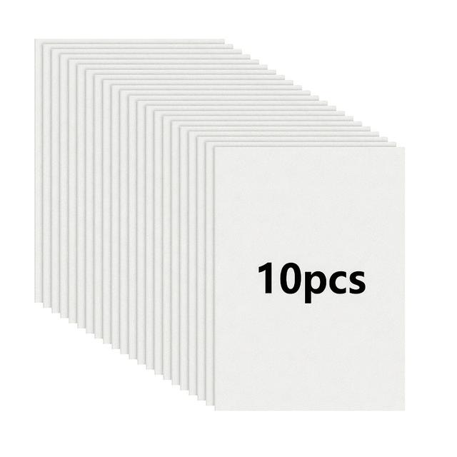 TEMU 10 feuilles de en céramiques, lavage à haute température et au micro-ondes, surface lisse, réduction des odeurs, 9.8x7 pouces, pour de verre et autres matériaux.