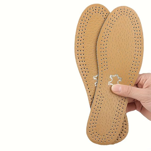 TEMU A Pair Of Top-grain Shoe Insoles
