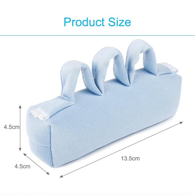 TEMU Soft Fabric Finger Exerciser Hand Squeeze Pillow Hand Grip Strength Trainer Build Hand Finger & Wrist Strength Finger Extension Exerciser For Rehab, Carpal Tunnel