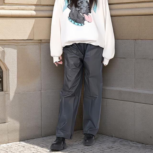 TEMU 1/4pcs de pantalons de pluie réutilisables et épais, adaptés au cyclisme, aux en , à la randonnée et au camping. Pantalons de pluie portables pour adultes.