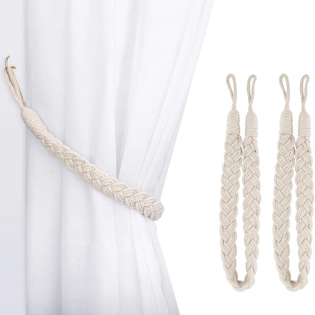 TEMU 2 Bohemian Curtain Tiebacks, Curtain Decoration Racks, Home And Office Curtains, Home Decoration, Curtain Additions