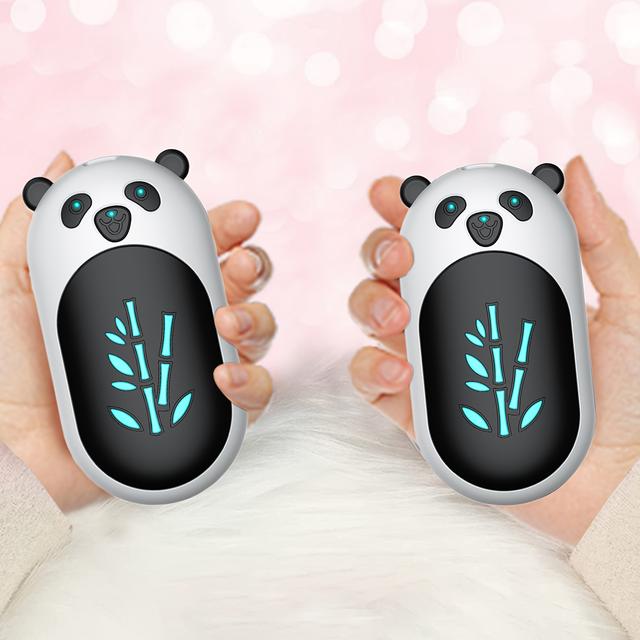 TEMU 2pcs Rechargeable Hand Warmers - , Usb Powered, Portable & Long-lasting Electric Pocket Heater For Camping, Hiking - Ideal Gift For , Camping Accessories For Winter