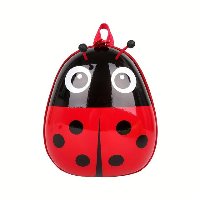 TEMU Trendy Backpack With A Ladybug Design For Kindergarten Boys And Girls, Suitable For School Use