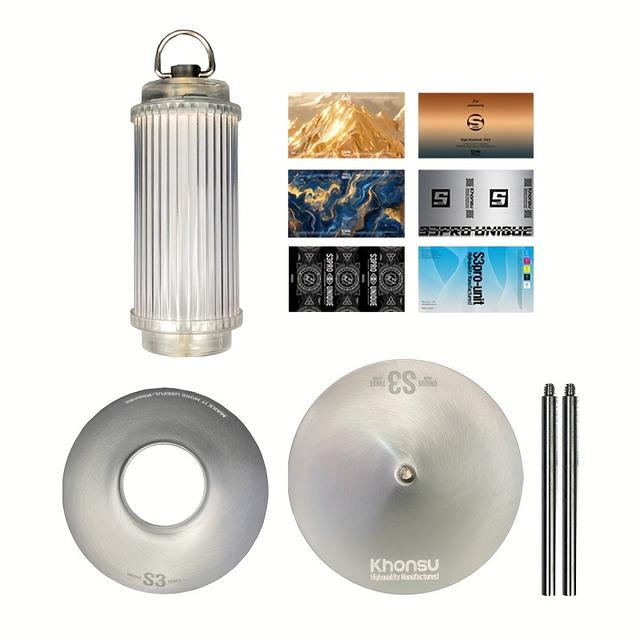 TEMU 멀티펑션 LED 캠핑 라이트 - 260루멘, 5000mAh 배터리, 6가지 조명 모드, 독특한 휴대용 디자인, 야외 활동 및 비상 상황에 이상적, 홈 필수품