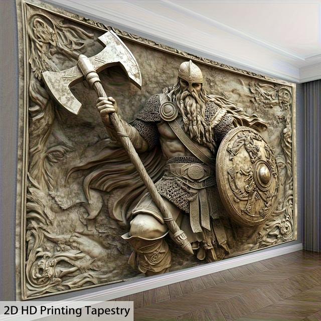 TEMU Embossed Tapestry - Perfect For Living Room, Bedroom, Office And Party Decor | Ideal Creative Gift