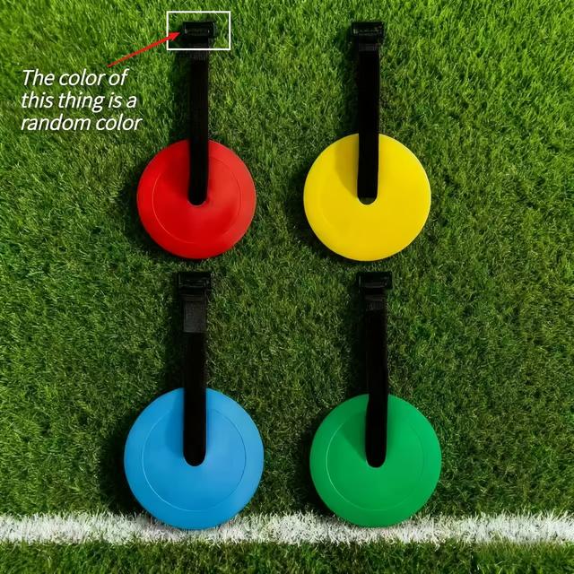 TEMU 4pcs Soccer Targets With Adjustable Rope Lengths, Hanging Shooting Practice For Accuracy And Baseball, Soccer Training Equipment, Sports Training Gear, Durable Sports Gear
