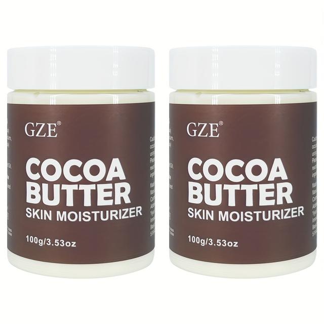 TEMU 2 Pack Gze Butter Hydration - Non-greasy Formula, Butter For Dry & Dehydrated Skin - Moisturizer Suitable For Types, & Very Dry Skin