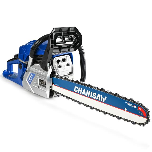 TEMU 20 Inch Powerful Gasoline Chainsaw, 62cc Two-stroke 3.0 Handheld Wireless Gasoline Chainsaw, Can Cut Trees And Trim Branches, Suitable For Farm Cutting And Gardening Tools.