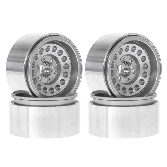 TEMU Fernsteuerungsmodell Zubehör 1/10 Maßstab Simulation Crawler SCX10 Dritte Generation TRX4 Axial 1.9 Metall-Sperrreifen-Naben