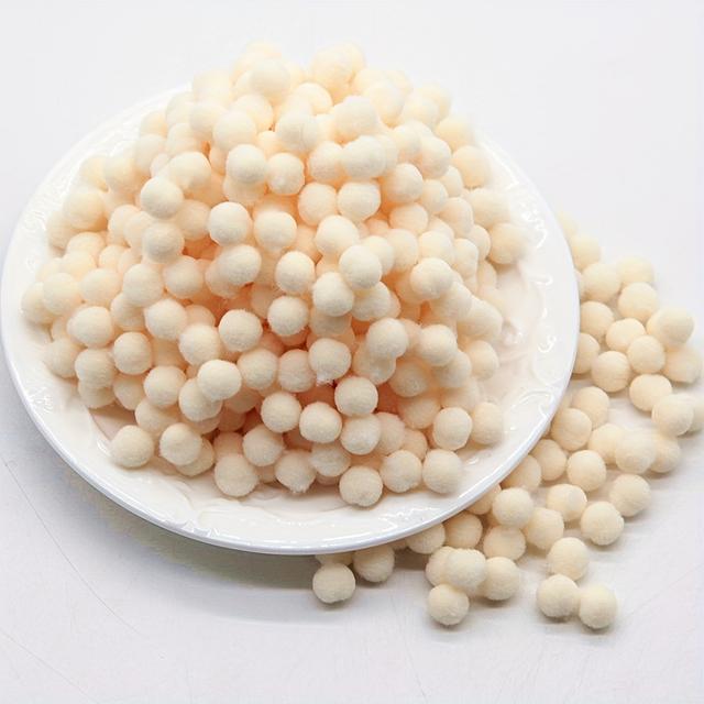 TEMU 250pcs(10gram) Mini Pom Poms 8mm Coloured Fluffy Pompom Balls Mixed Soft Small Pompones Diy Wedding Party Decorations Garment Sewing Supplies Materials Accessories