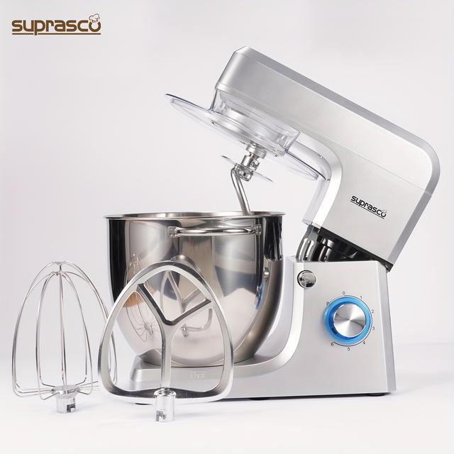 TEMU 10l Large Capacity Kitchen Machine With A Of 1500w, Featuring A Dough Hook, Beater, And Whisk Stand Mixer