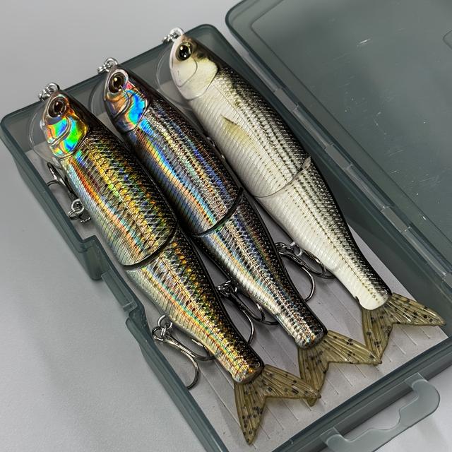 TEMU de 3, señuelos de pesca de de peces para casting de larga distancia de 30G, 14Cm/30G