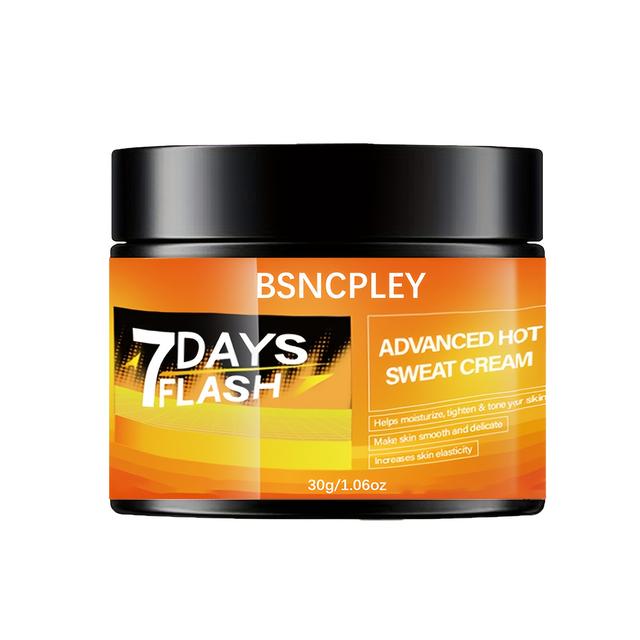 TEMU BSNCPLEY Fejlett Forró Izzadás Krém Hialuronsavval és Gyömbérgyökér Kivonattal - Nem Zsíros, Feszesítő és Hidratáló Karokra, Combokra és Hasra | Alkoholmentes, Minden Bőrtípusra, 30g/60g