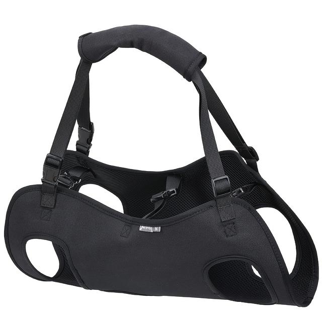 TEMU Pet Support Sling For Dogs, Emergency Backpack For Leg Assistance And Rehabilitation, Lift Harness For Nail Care, Carrier For Elderly Dogs With Joint Issues, Arthritis, And For Navigating Stairs.