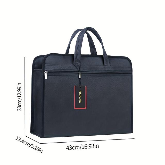 TEMU This A3 Three-dimensional Briefcase Can -inch Laptop, Magazines, Ipads, And Other Casual Items, Making It Ideal For Daily Commutes And Business Travel