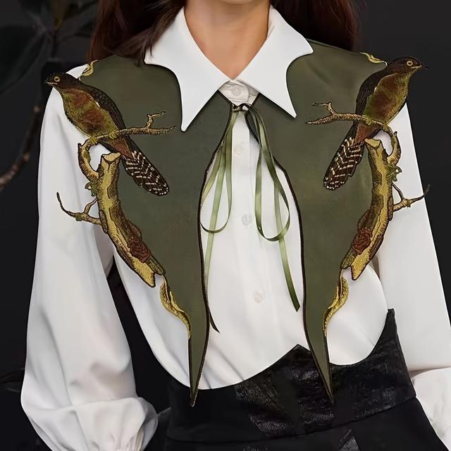 TEMU Detachable Collar For Women, Versatile New Style Thin Shawl Collar