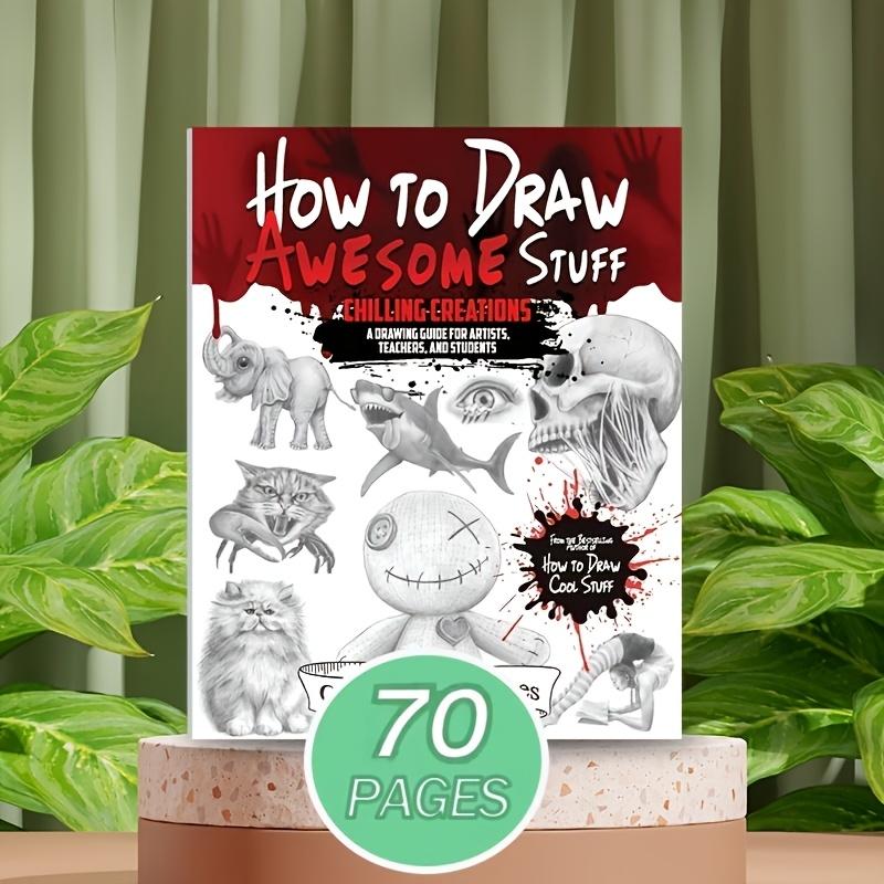 TEMU 1pc Drawing Book: How To Draw The Coolest Things - Mythical Creatures, Dragons, Unicorns And Magical | Beginner-friendly Art Instruction | Easy-to-follow Guide Included